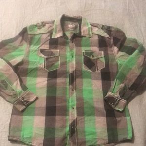 BKE relaxed fit long sleeve shirt.